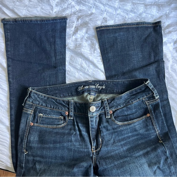 EUC American Eagle Skinny Kick size 14 Long - Picture 2 of 4